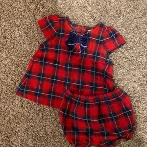 Janie and Jack 0-3 months Holiday Outfit